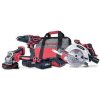 Worcraft WSET-01, S20Li Set okružná píla, uhlová brúska, skrutkovač, nabíjačka, 2x accu + brašňa