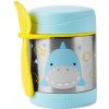 SKIP HOP Zoo termoska na jedlo s lyžičko/vidličkou žralok 12 m+ 325 ml