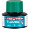 Náhradný atrament pre popisovače na flipcharty edding FTK 25, zelená