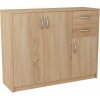 Casarredo AGNES komoda 3D2S, dub sonoma