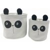 Úložný box Detský úložný box Animals, set 2 ks, panda (8719987243028)