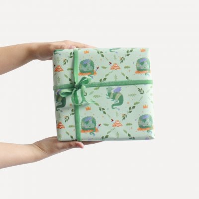 Bella Rose Baliaci papier s dráčikmi – 5 m