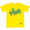 GRIZZLY tričko Wet Script Yellow YELL vel. S