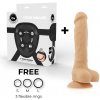 Cock miller - harness + silicone density articulable cocksil 18 cm