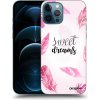Picasee silikónový prehľadný obal pre Apple iPhone 12 Pro Max - Sladké sny
