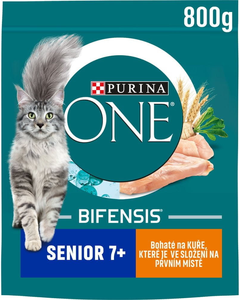 Purina ONE Senior 7+ kura 8 x 800 g