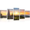 Dreamvido 5-dielny obraz ranný východ slnka nad Thajskom Varianta: 200x100