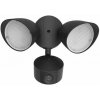 LUTEC CONNECTED 7622220012 DRACO exteriérové nástenné security LED svietidlo 19W 1200lm 5000K IP44 čierna, kamera, pohybový senzor
