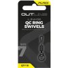 Avid Obratlík s krúžkom Outline QC Ring Swivel veľ. 7 10 ks