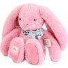 Plyšový zajačik Fleurette the Bunny Grenadine Doudou et Compagnie ružový 25 cm od 0 mes