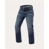 REVIT nohavice jeans LOMBARD 3 RF Short medium blue stone - 30