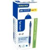 Gélové pero, 0,25 mm, stláčací mechanizmus, PILOT G 2, Bonus Pack, modrá