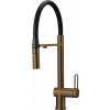 DEANTE - Magnetic kartáčovaný bronz Kuchynská batéria, s pripojením na vodný filter, s elastickou hubicou BRM_C75M