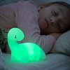 Detská LED lampa dinosaurus – RGB nočná lampička Lightosaurus