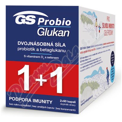 GS Probio Glukan 60+60 kapsúl