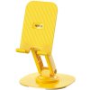 WEKOME WA-S103 otočný polohovateľný stojan pre iPhone - žltý - možnosť vrátiť tovar ZADARMO do 30tich dní