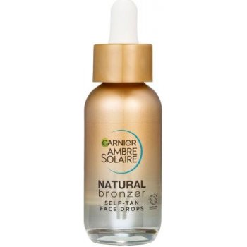 Garnier Ambre Solaire Natural Bronzer samoopaľovacie kvapky na tvár, 30 ml