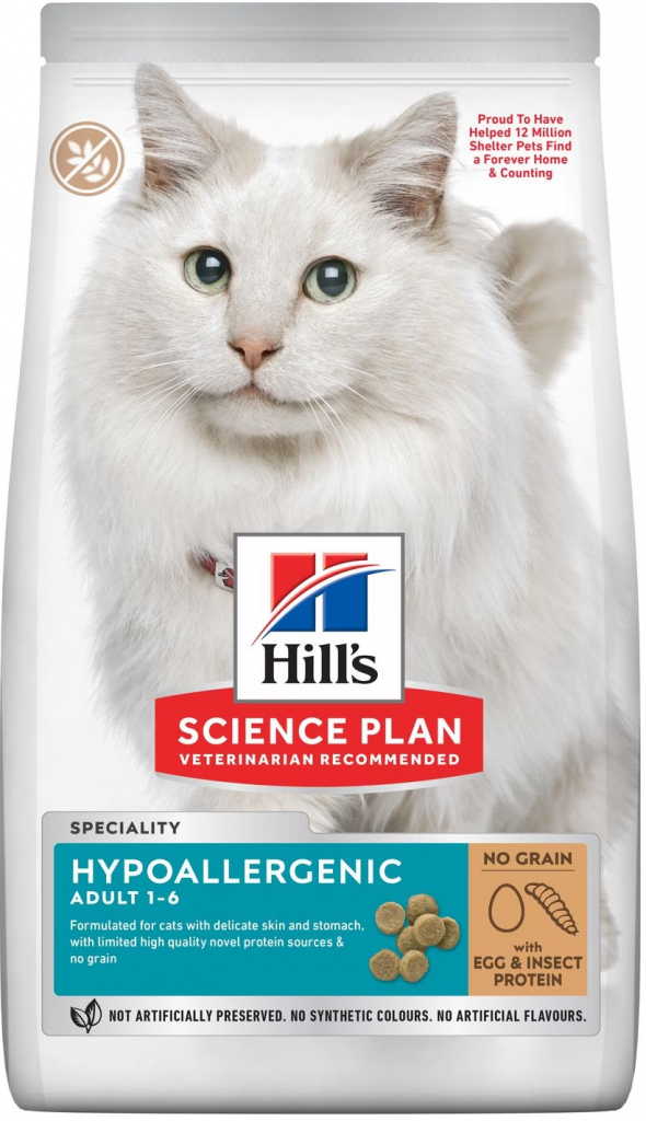 Hill\'s Science Plan Feline Adult Hypo Insect&Egg 1,5 kg