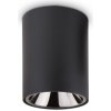 Stropné svietidlo Ideal lux 205984 NITRO ROUND NERO 1xLED 15W/1350lm 3000K čierna