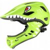 Detská Prilba ROCKBROS s Odnímateľnou Čeľusťou 2v1 TT-32004 Green Shark M 52-58cm