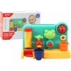 Leantoys Detská hračka do kúpeľa Fontána Mlyn Žaba Žeriav