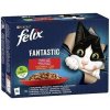 Felix Fantastic kura, hovädzí, králík a jahňací v želé 12 x 85 g