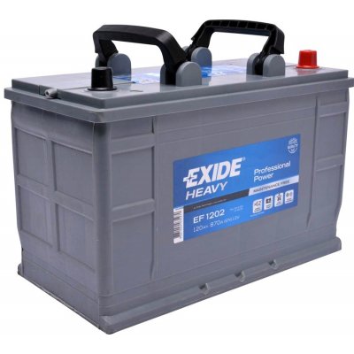 Exide Professional Power HDX 12V 120Ah 870A EF1202