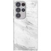 Picasee silikónový prehľadný obal pre Samsung Galaxy S23 Ultra 5G - White marble