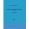 Telemann Twelve Fantasias for flute solo without bass (MDB Urtext)