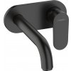 Hansgrohe Vernis Blend - Páková umývadlová batéria pod omietku s ramenom 207 mm, čierna matná 71576670