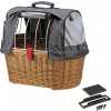 Brašna na psy KLICKfix Doggy Basket Plus hnedá, 45x52x36 cm, GTA