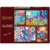 MAGNOLIA Puzzle Nekonečný príbeh, Umelecký svet, Sila žien a Grand Canyon 4x260 dielikov