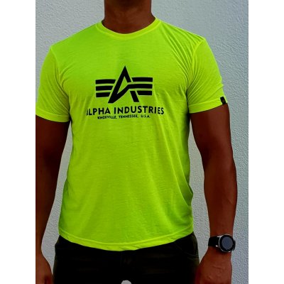 Alpha Industries Basic T Shirt tričko neon yellow pánske neonová od 21,17 €  - Heureka.sk