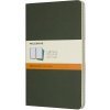Sešity Moleskine Cahier 3 ks linkované zelené L (Moleskine)