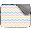 Sablio Obal na notebook Trojfarebné cikcaky - 17