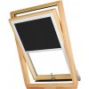 Dekodum Termoizolačná roleta na strešné okno typu VELUX MK06/M06/306 Farba látky: Black Silver, Farba profilu: Biela