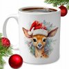 VIANOČNÝ HRNČEK s POTLAČOU 330 ml IDEÁLNY AKO DARČEK Sob Jeleň
