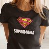 Tričko s potlačou SUPERMAMA Pánsky Čierna L