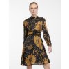 Hnedo-čierne dámske kvetované šaty ORSAY hnedá | horčicová 36 Orsay 4058583943937