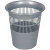Plastový odpadkový kôš Keeeper 11,5 l, strieborný