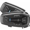 Bluetooth headset pro uzavřené a otevřené přilby Interphone U-COM8R Twin pack