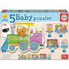 Educa detské puzzle Zvieratká vo vlaku Baby 14 dielov 17142