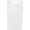 Wimex Papierové vrecko s bočným skladom biele 10+5 x 22 cm `0,5kg` (1000 ks)
