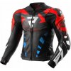 KOŽENÁ BUNDA REBELHORN INFERNO BLACK/BLUE/WHITE/RED 60
