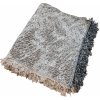 MIABELLA Jemný bavlnený prehoz THROW hnedo - béžový 170x220 cm hnedá Bavlna/polyester 170x210 cm