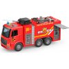 Auto hasičské stříkající s efekty 30 cm