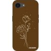 Picasee Fashion Case MagSafe pre Apple iPhone 16e - Brown flowers