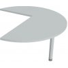 stôl rokovací pravý podél 120 cm - FP 22 P P Šedá