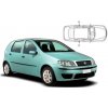 Slnečné clony na okná - FIAT Punto 5dv. (1999-2010) - Len na bočné stahovacie sklá