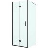 Súprava sprchové dvere Oltens Hallan 21200300, stena sprchovacieho kúta Oltens Hallan 22101300